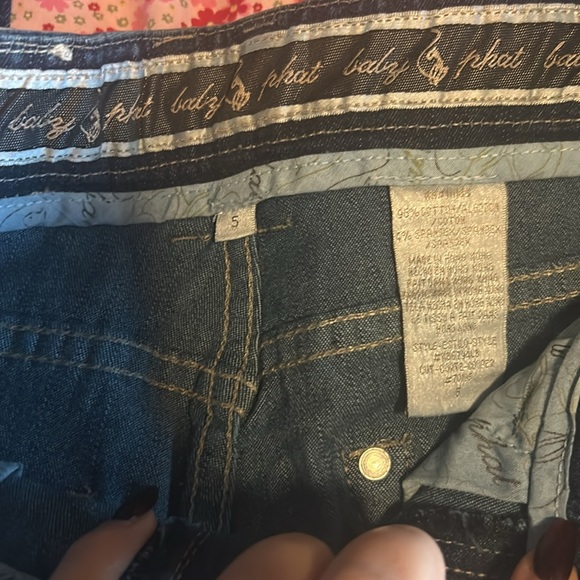 Baby Phat Dark Blue Flare Jeans - 5 - Picture 3 of 5